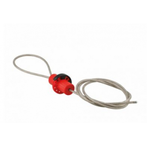 Cabo de bloqueio ajustável Ø 6 mm, comprimento 2mts. Isolado