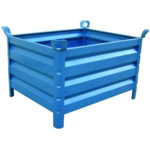 Contentor metálico, 120 x 100 x 50cm. Cap. de carga: 2000kg.