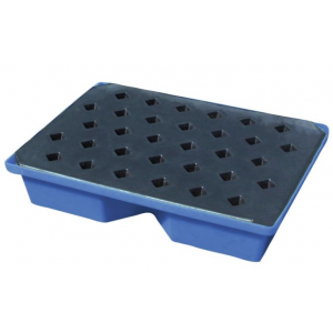 Bacia de retenção em polietileno, 800x 605x 170 mm. Cap. 43L