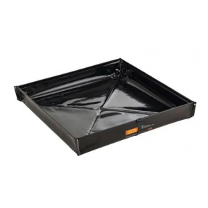 Bacia de retenção dobrável, 80x80x12 cm. Cap. 76 lt.