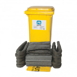 Kit absorção Universal New Pig, com contentor. Abs: 133,7Lt.