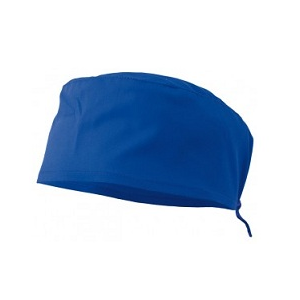 Gorro hospitalar com fitas Sarja. 65% poliéster/35% algodão