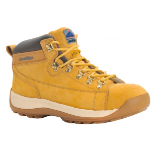 Bota nobuck Mid Cut SB, disponivel cores Camel e Preto.