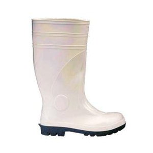 Bota (Galocha) Alimentar PVC na Cor Branco