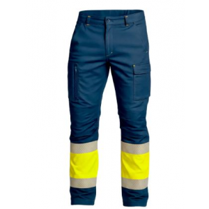 Calça Trail em AV, bicolor, stretch, tecido repelente a água