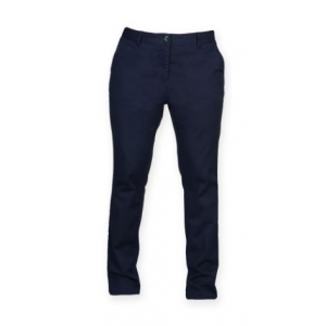 Calças chino de Senhora, stretch. 97% algodão e 3% elastano.