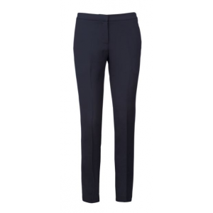 Calça de senhora, 64% poliéster/34% viscose/2% elastano.