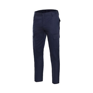 Calça 100% algodão,190 grs c/ bolsos laterais corte slim fit