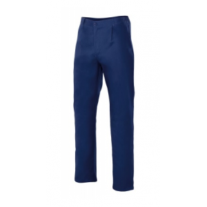 Calça azul marinho 180grs 100% algodão, s/ bolsos laterais