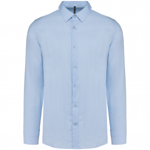 Camisa Oxford, m/ comprida, 70% algod/30% poliéster, 125g/m2