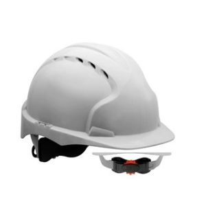 Capacete JSP EVO3 ventilado, com aperto de roda, EN397