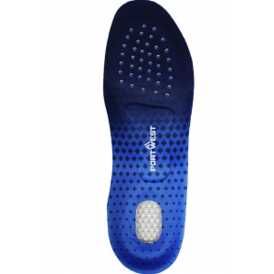 Palmilha ergonómica FC81, amortecimento em gel.