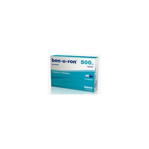Ben-U-Ron, 500 mg ( caixa 20 cápsulas)