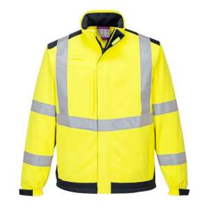 Softshell de 3 camadas em AV, multinormas. 350 g/m2.