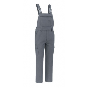 Jardineira Cargo, 65% poliéster e 35% algodão. 250 g/m2.
