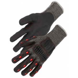 Luva Pead, anti-corte e anti-impactos recoberta em nitrilo.