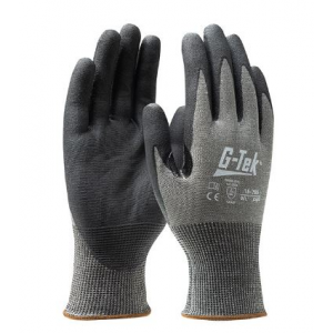 Luva G-Tek X-treme, anticorte F, revestida a espuma nitrilo.