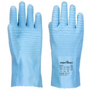 Luva AP75 de proteção quimica, em latéx.