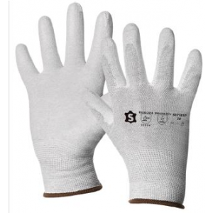 Luva Sacobel 5071ESP, em poliéster e fibra de carbono, ESD.