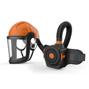 KIT de respiração motorizada (PAPR), AIFLOW HELM Clear.