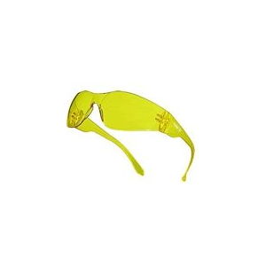 Oculo Policarbonato monobloco Amarelo, c/ protecçao lateral