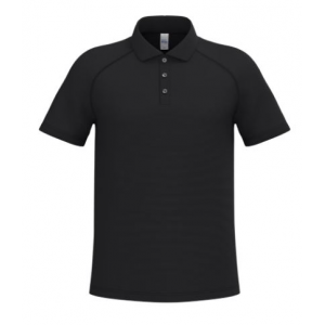 Pólo desportivo, m/ curta, 100% poliéster, 130 g/m2.