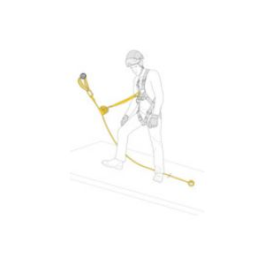 Linha de vida vertical Petzl Asap Lock, com 20 metros.