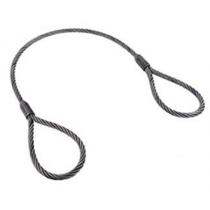 Estropo cabo aço Ø 12 mm,  6x19M-CF GB 1960 SZ SL. 2 MTS