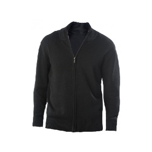 Casaco de malha 100% algodão, gola subida 425 g/m²