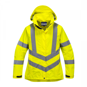 Parka de senhora de AV, em poliéster revestida a PU.