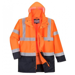 Parka S766 em AV, bicolor, 5 em 1.