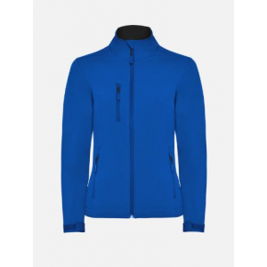 Softshell Nebraska Women, 2 camadas. 98% pol e 8% elastano.