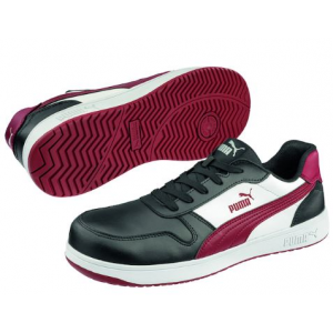 Sapatilha Puma Frontcourt Blk/Wht/Red, S3L ESD FO HRO SR.