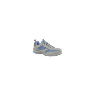 Sapato senhora Antibes S1 SRC em croute/nylon Azul/Cinza