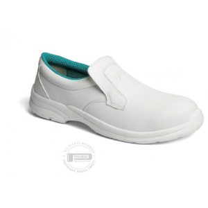 Sapato branco ZONDA em microfibra, S2+SRC