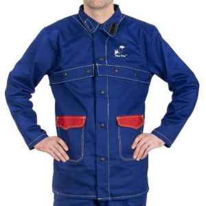 Casaco de soldadura Fire Fox, em algodão ignífugo, 305 g/m2.
