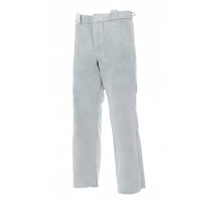 Calça em crute para soldador.