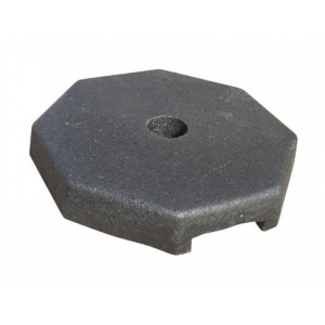 Base em borracha para postes de 60mm de diâmetro.