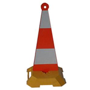 Sapata (base) amarela material leve p/ flat-cone