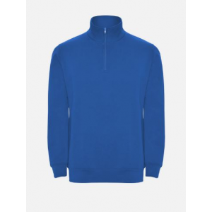 Sweatshirt Aneto, de meio fecho. 50% algodão; 50% poliéster.