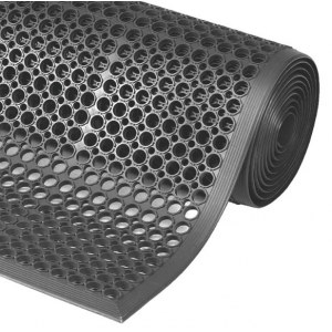 Tapete Anti-Fadiga 562 Sanitop Preto, 91cm X 594 cm.