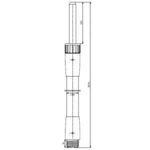 Modulo de Vara com 2,03 mts p/acoplar a vara Base para 225kV