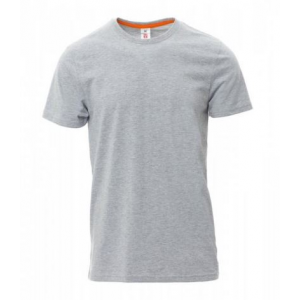T-shirt Sunrise Melange m/curta, 93% algodão e 7% viscose.