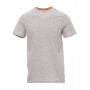 T-shirt m/ curta Sunset Melange, 93% algodão e 7% viscose.