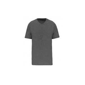 T-shirt premium, decote em V, 100% algodão, 160g/m2.