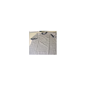 T-Shirt Nacional Malha jersey 160 grs cinza/azul marinho