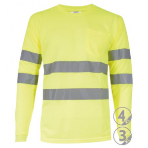 T-shirt de AV Kioto, m/ comprida, 100% poliéster, 160 g/m2.