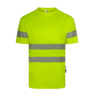 T-shirt AV, m/ curta, poliéster reciclado, faixa segmentada.