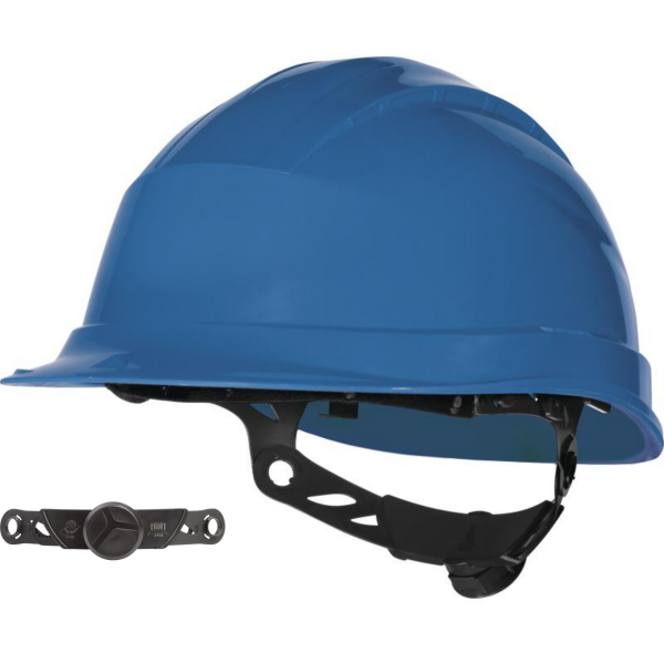 Capacete QUARTZ UP III em polipropileno com aperto de roda