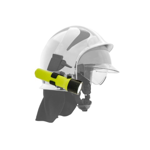 Lanterna Led, para capacete bombeiro. Resistente a chama.